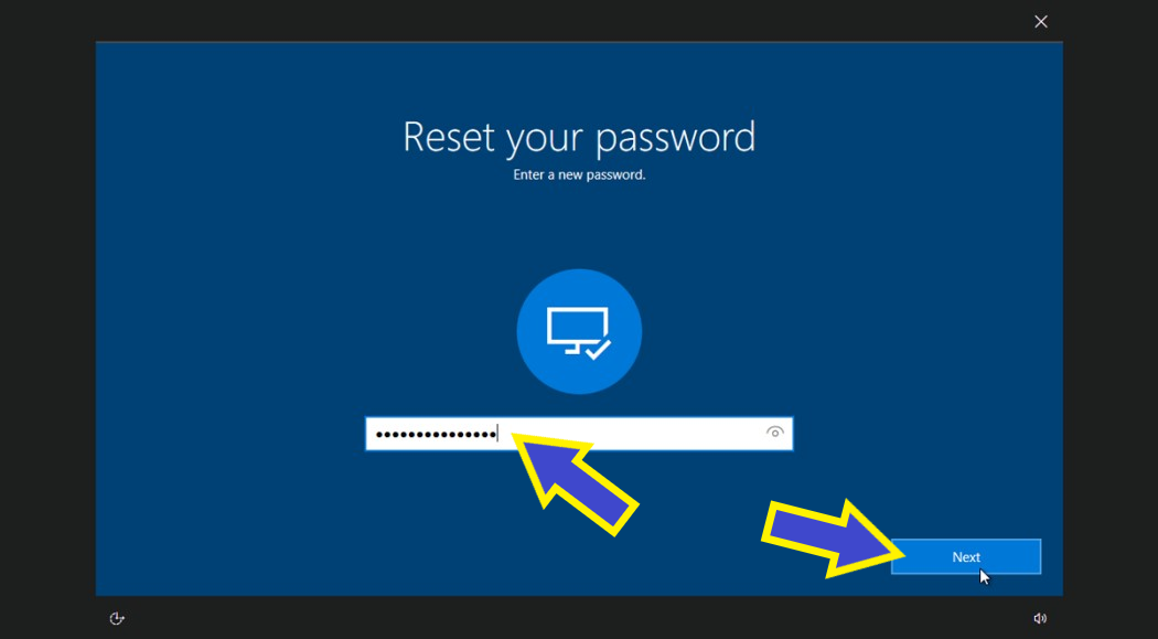 Windows 10 Enter new password - TechZee IT Solutions