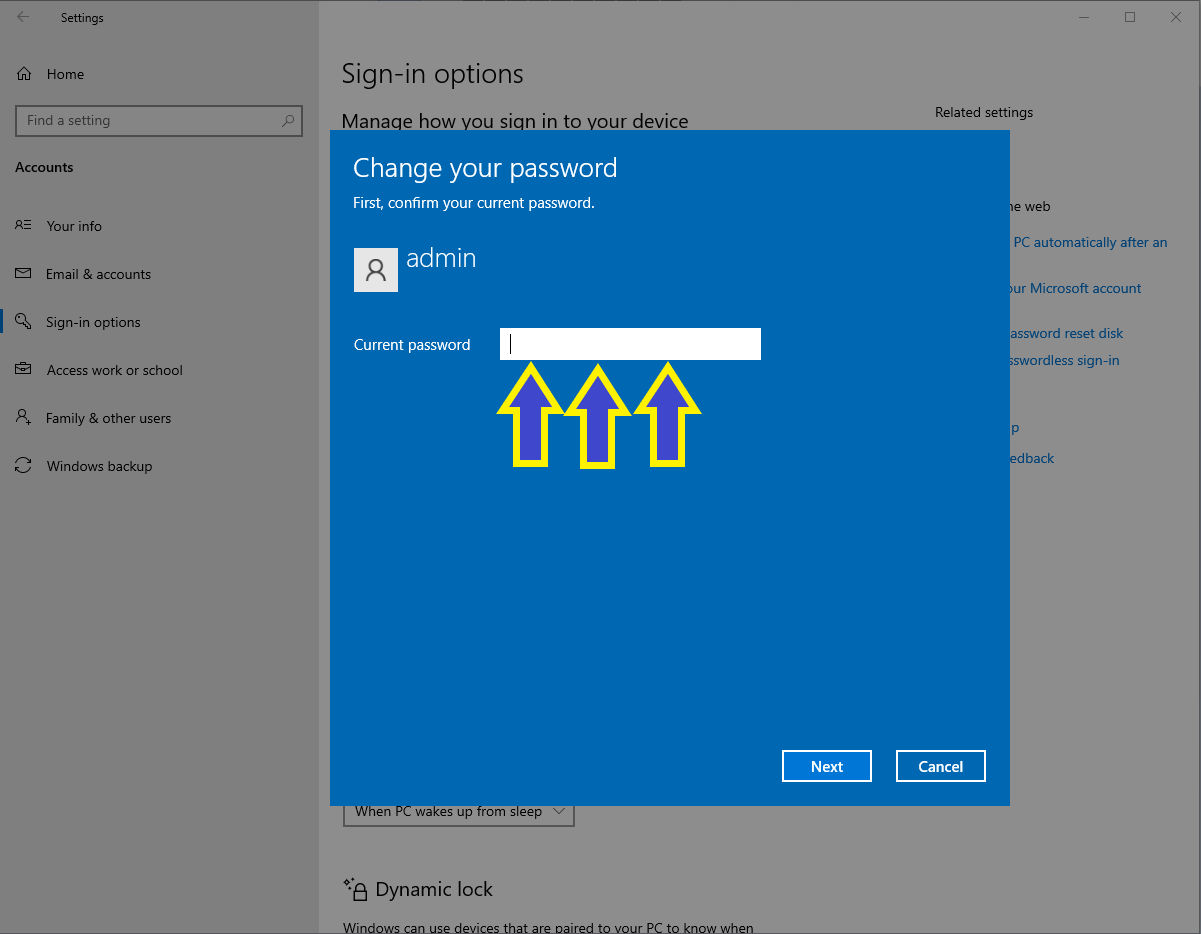 Windows 10 Current password - TechZee IT Solutions