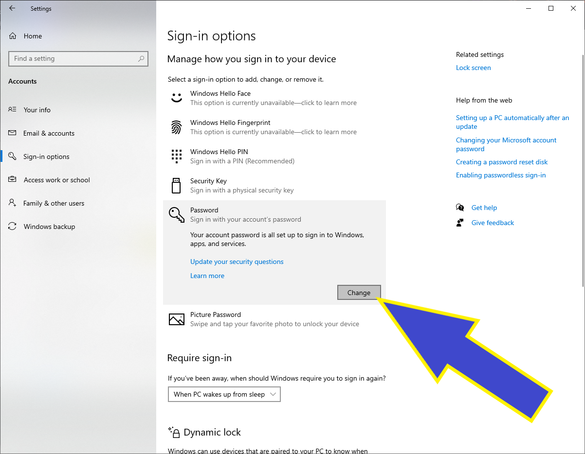 Windows 10 Password Change - TechZee IT Solutions