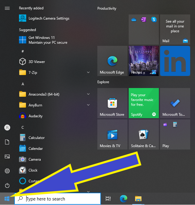 Windows 10 Start menu - TechZee IT Solutions